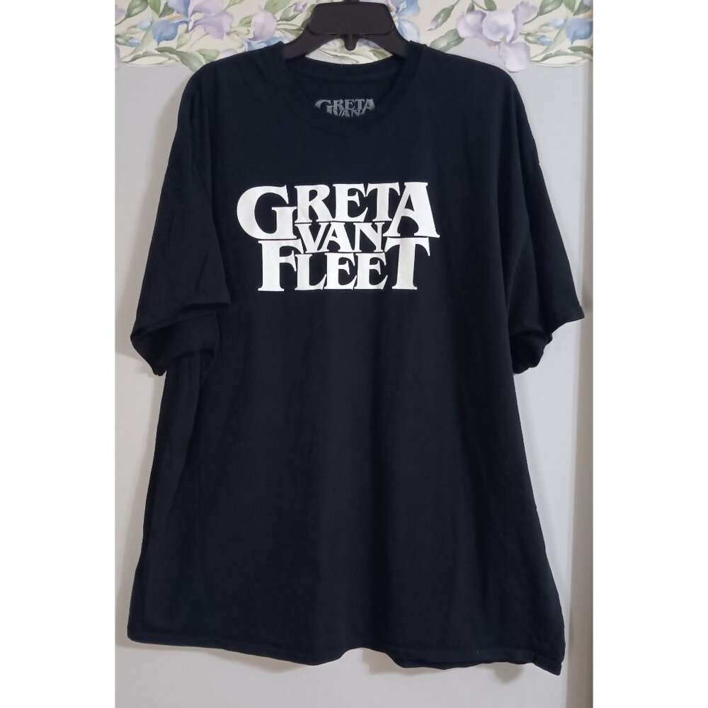 Greta Van Fleet 2X Black Rock Band Casual Music T-Shirt Top